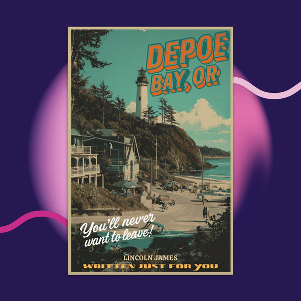 Written Just For You Postcard – Depoe Bay Edition