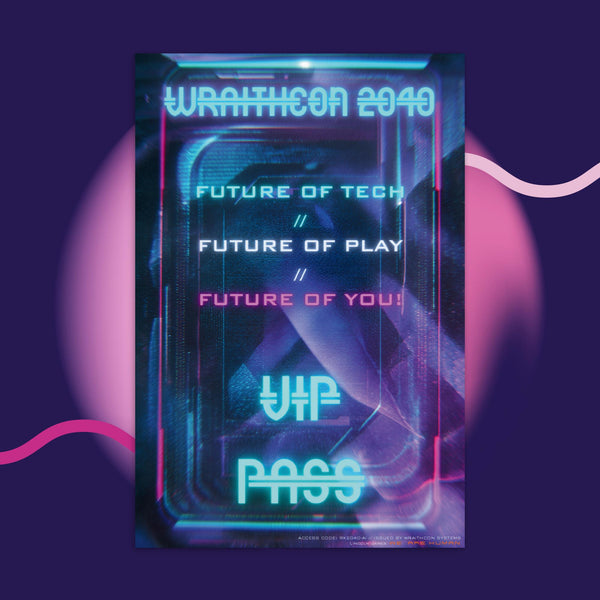 We Are Human Postcard – Wraithcon VIP Pass Edition
