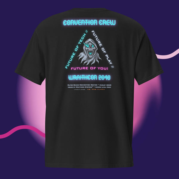 We Are Human Pocket Tee – 2040 Wraithcon Crew Collector’s Edition