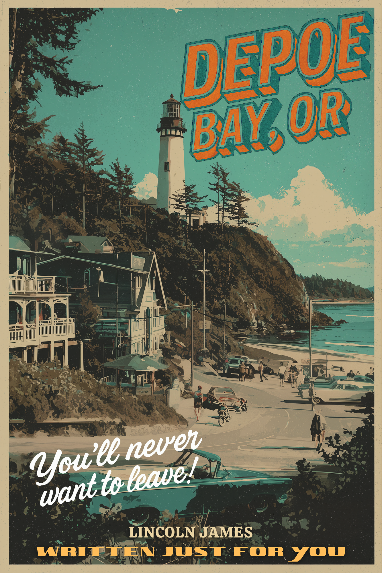 Written Just For You Postcard – Depoe Bay Edition