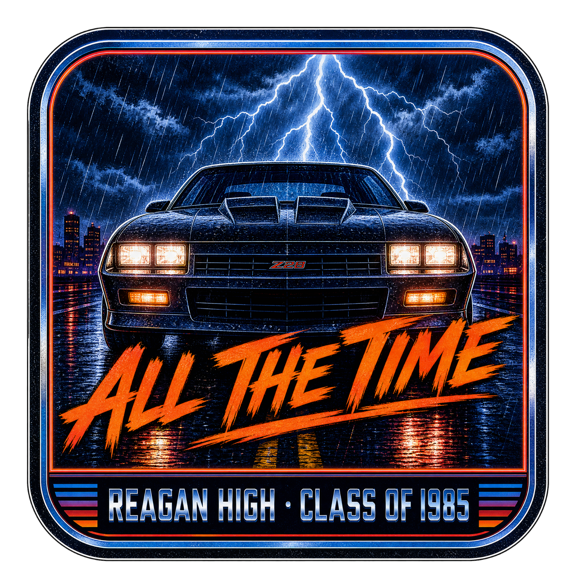All the Time Die-Cut Sticker