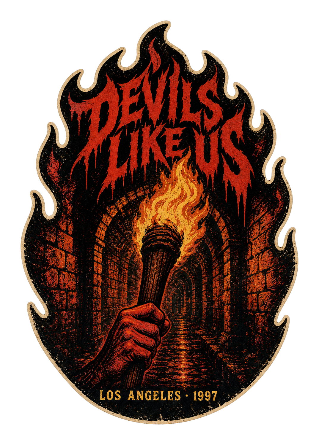 Devils Like Us Die-Cut Sticker