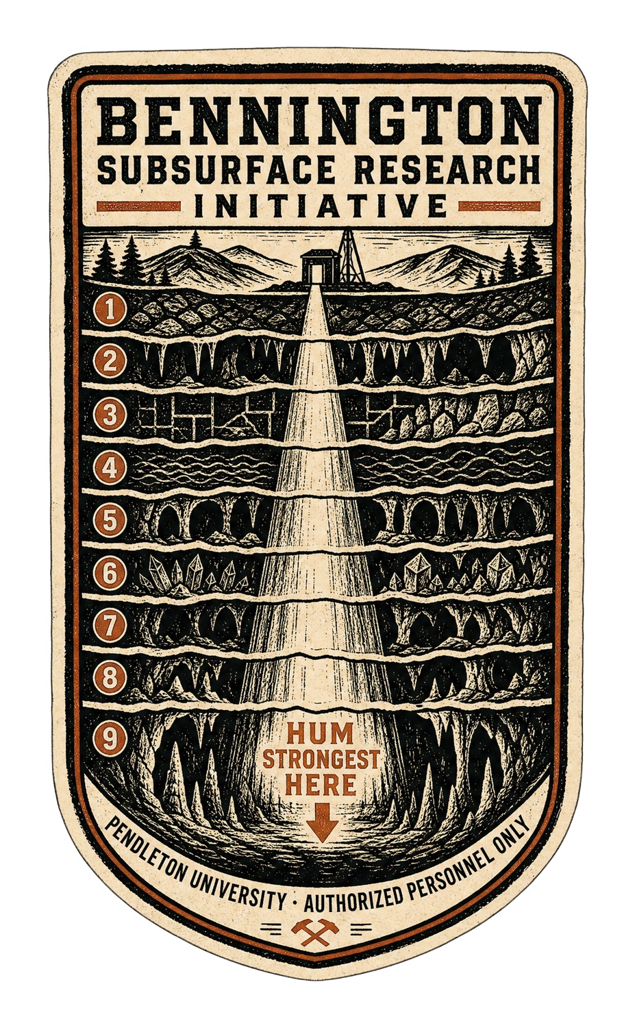 The Ninth Layer Die-Cut Sticker