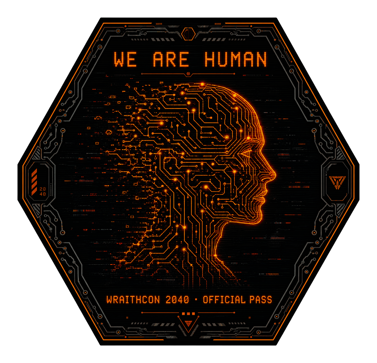 We Are Human Die-Cut Sticker